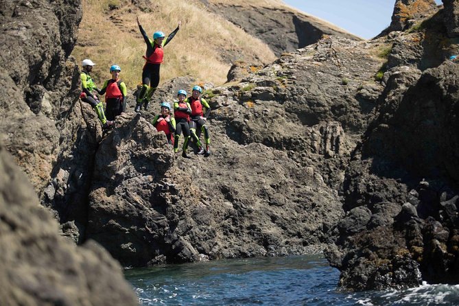 Coasteering Day Trips from Edinburgh - Cliff jumps, Choppy Valley, and cave routes