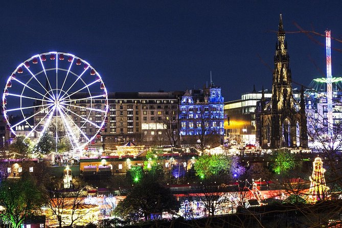 Edinburgh Christmas Tour, Highlights & Hidden Gems with a Local - The Royal Botanic Garden light trail