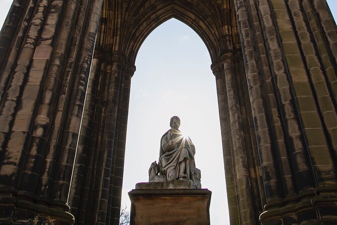 Edinburgh: Dean Village & New Town Walking Tour - George Street, statues, and the Dome