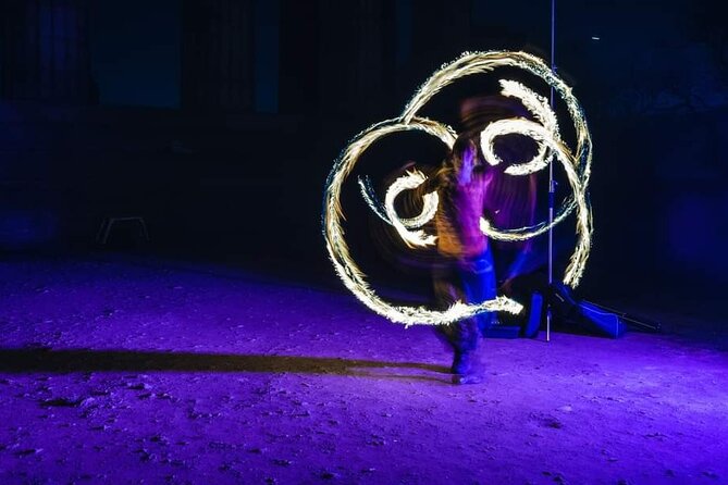 Fire Dancing with Iga - Starting at the Greyfriars Bobby Statue