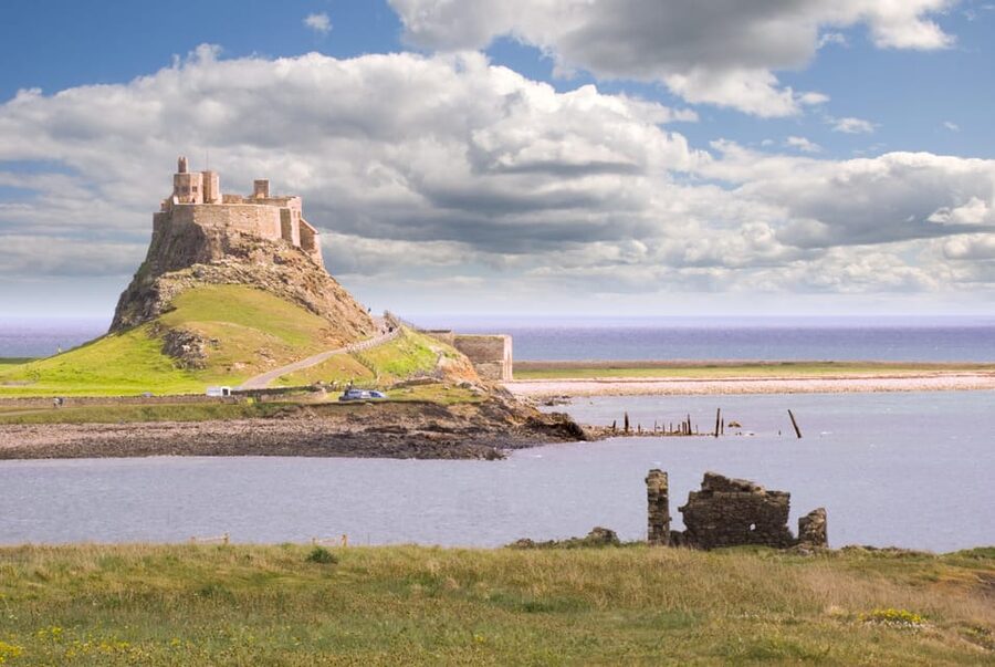 From Edinburgh: Holy Island, Alnwick Castle & Northumbria - The Grand Cascade and Poison Garden