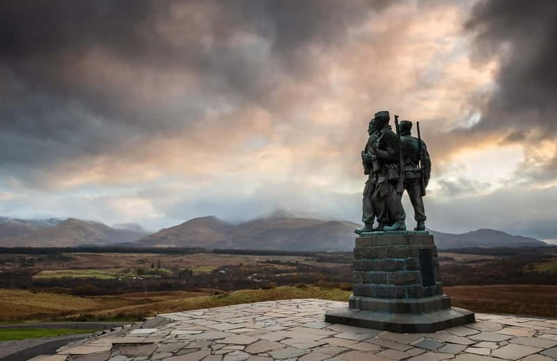 From Edinburgh: Loch Ness, Glencoe and Whisky Tour - Meeting the coach at Burns Monument