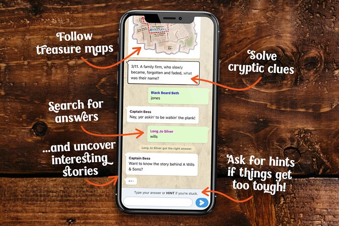 Fun, Flexible Treasure Hunt Around Edinburgh with Cryptic Clues & Hidden Gems - How the Phone Format Works