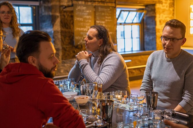 Holyrood Distillery Gin Tasting Experience - Putting your nose to work in the Spirits Lab