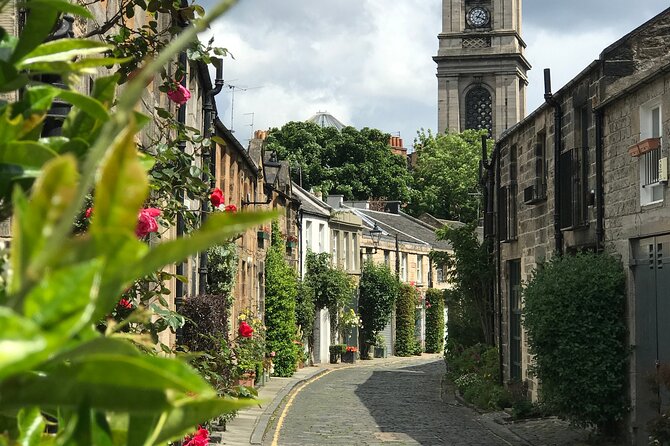 Private Edinburgh City 4-Hour Guided Tour in a black cab LEVC TX - Dean Village: a quiet pocket beside the Water of Leith