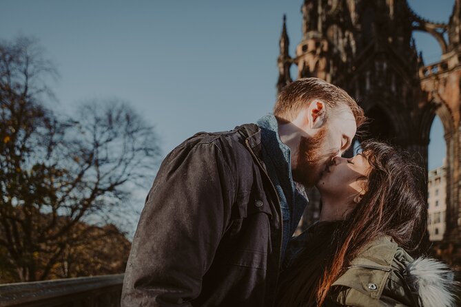 Private Photoshoot in Edinburgh with a Professional Photographer - Dugald Stewart Monument and the classic Edinburgh view
