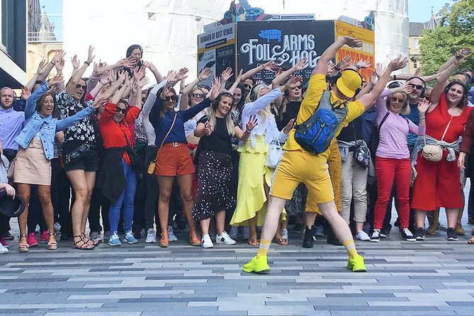 Silent Disco Adventure Tour - Singing beside the Scott Monument
