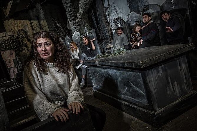 The Edinburgh Dungeon Entrance Ticket - Judge Mental and the witch Agnes Finnie