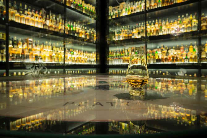 The Scotch Whisky Experience Guided Whisky Tour - An Introduction to Whisky - The bottle collection is the visual finale
